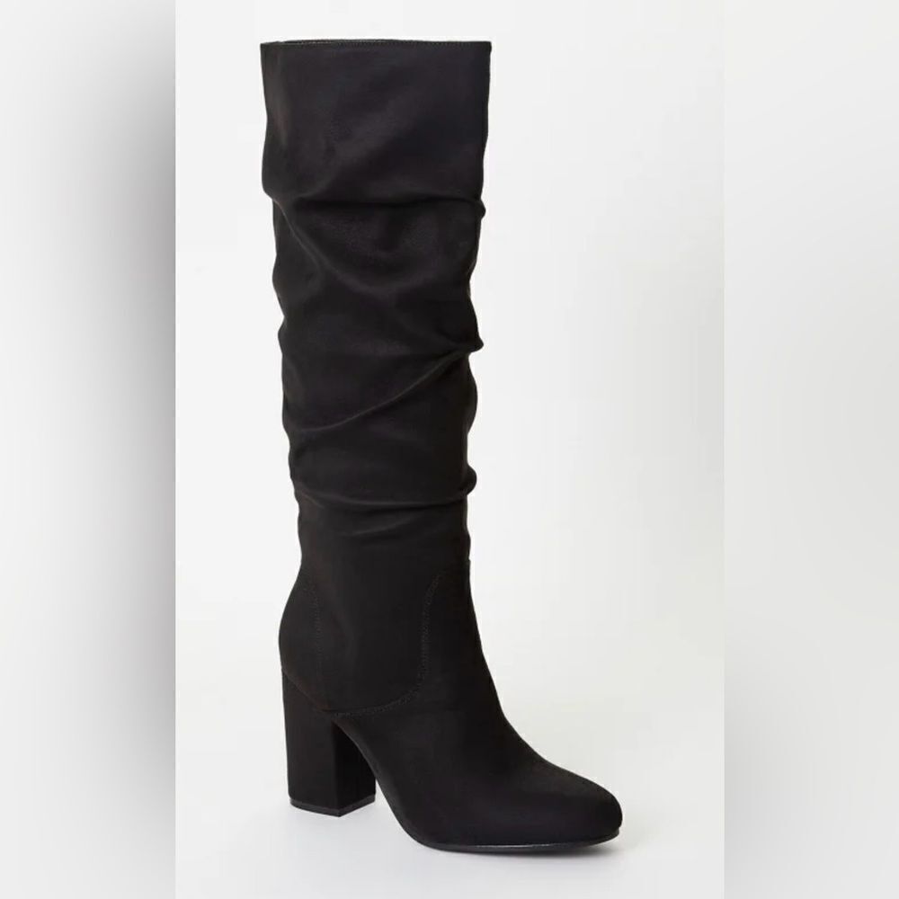 JUSTFAB - Leona Heeled Boot - Black